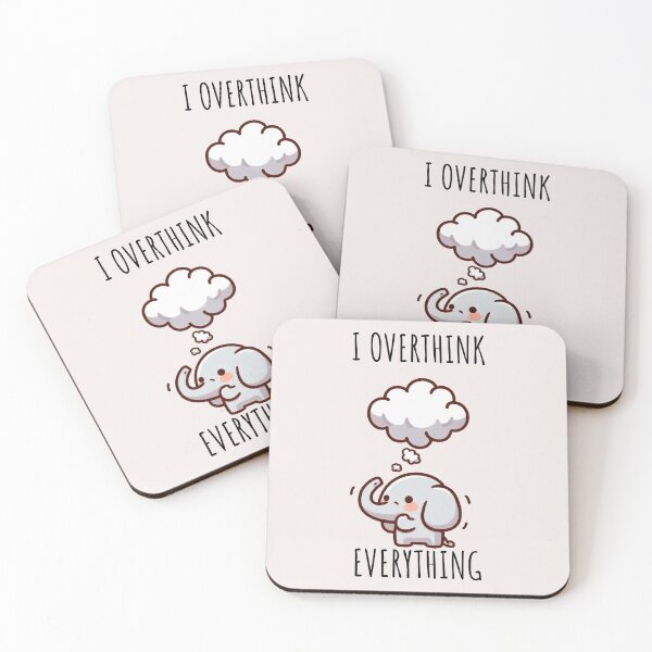 Item preview, Overthinking Elephant designed and sold by LemuellTrends.