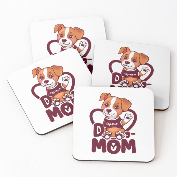 Item preview, Dog Mom Sticker, Cute Puppy with Heart, Fun Animal Lover Gift, Adorable Pet Decal, Car and Laptop Decoration designed and sold by WatermelonPink.