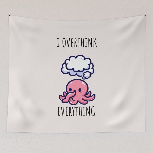 Item preview, Overthinking Octopus designed and sold by LemuellTrends.