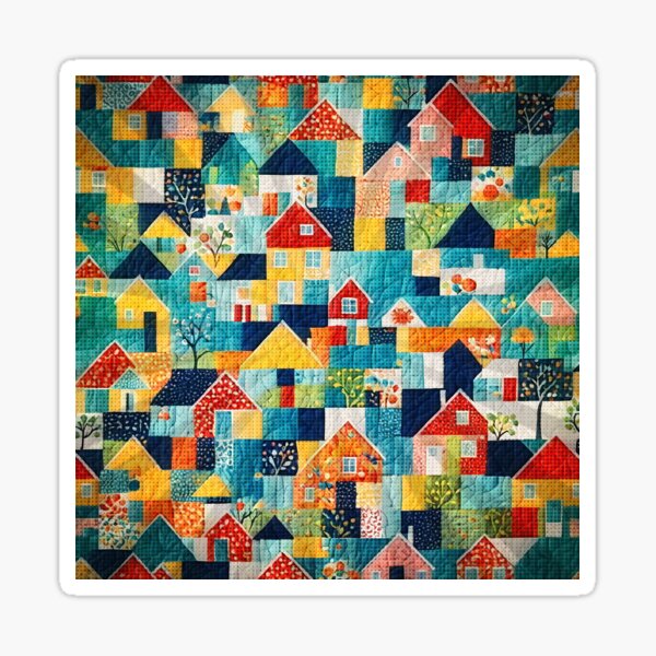 Item preview, Home Sweet Home Patchwork Quilt Comforters designed and sold by TriForceDesign.
