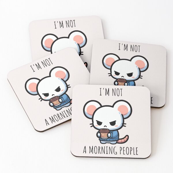 Item preview, Morning People Rat designed and sold by LemuellTrends.