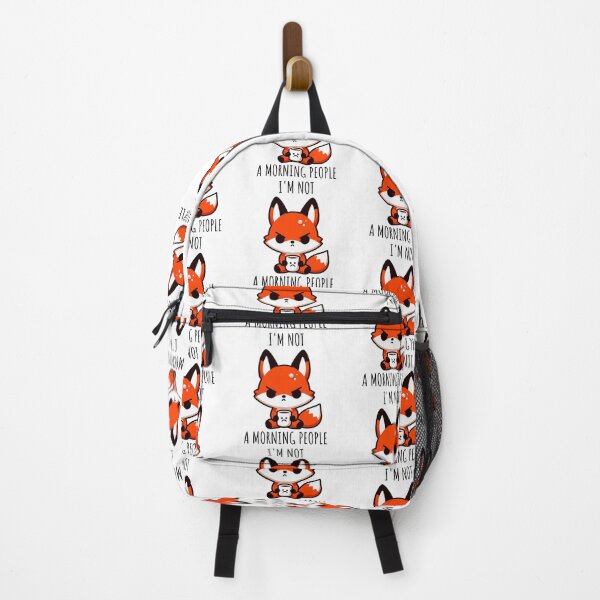 Item preview, Morning People Fox designed and sold by LemuellTrends.