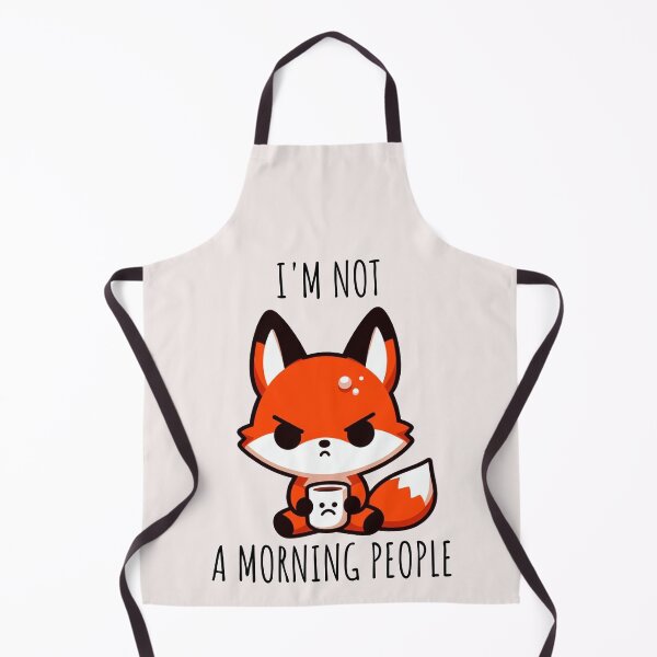 Item preview, Morning People Fox designed and sold by LemuellTrends.