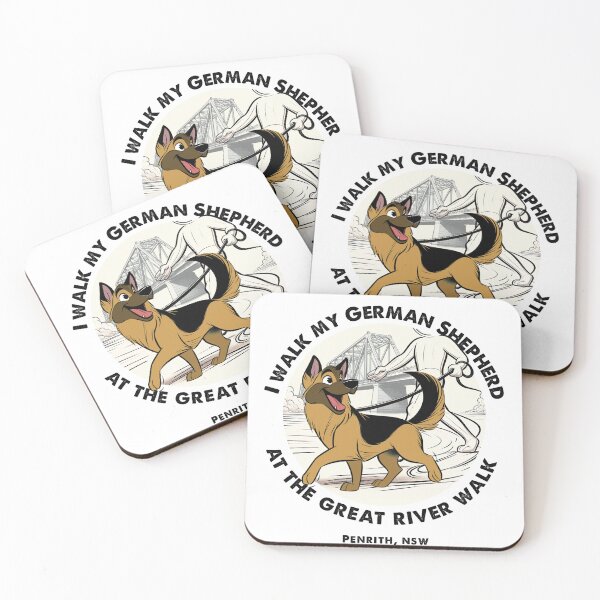 Item preview, German Shepherd Nepean River Penrith NSW designed and sold by The Western Weekender.