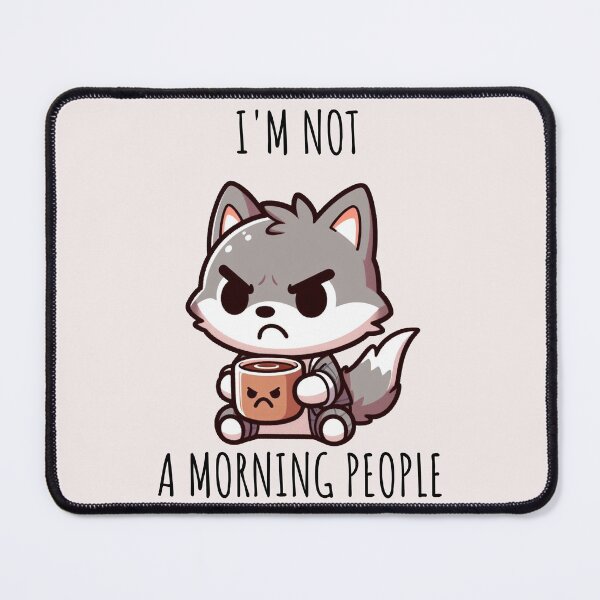 Item preview, Morning People Wolf designed and sold by LemuellTrends.