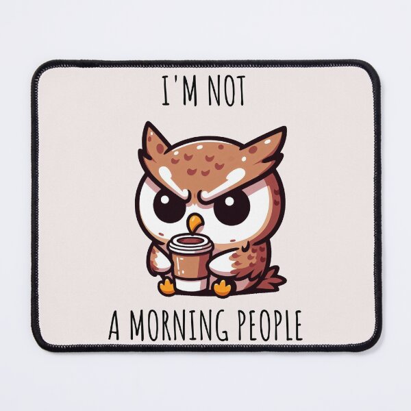 Item preview, Morning People Owl designed and sold by LemuellTrends.