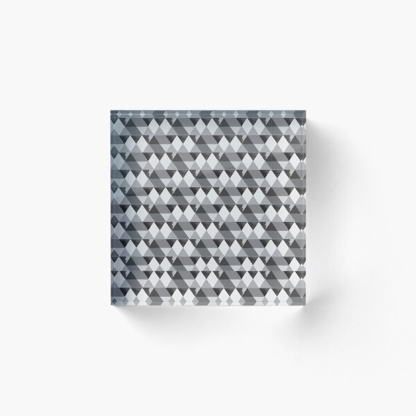 Item preview, Geo Mountain Grey Triangles designed and sold by Ldydesign.