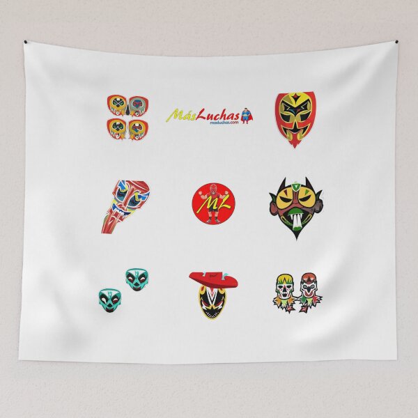 Item preview, Sticker Wrestling and Other Accessories Template - Más Luchas P-13 designed and sold by masluchas.