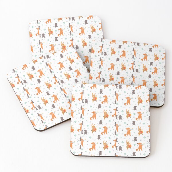 Item preview, "Melodic Menagerie: Animals Playing Musical Instruments Pattern" designed and sold by hjian8219.