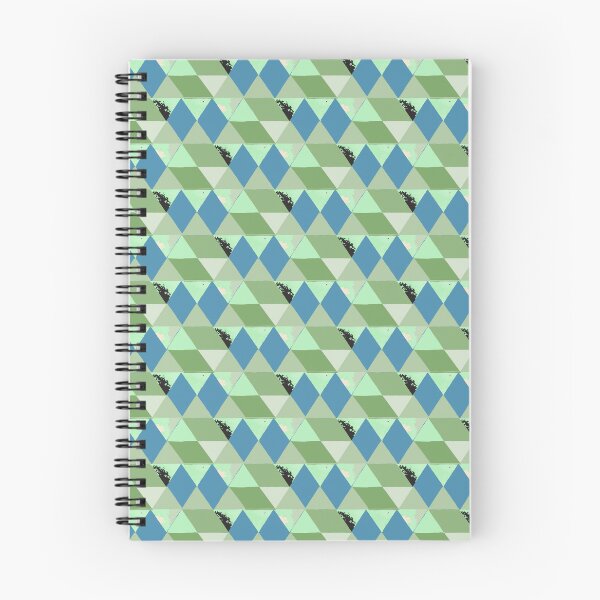 Item preview, Geo Montaña Verde Azulado Triángulos designed and sold by Ldydesign.