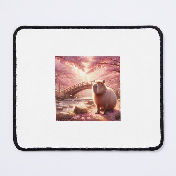 Item preview, Capybara and Cheery Blossom-Series2-3 designed and sold by Capybara Art Lover.