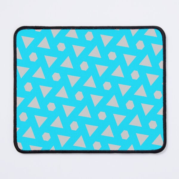 Item preview, Grey Scattered Repeating Triangles Blue Textile Icon Framework  designed and sold by Alchemy-A-La-G.