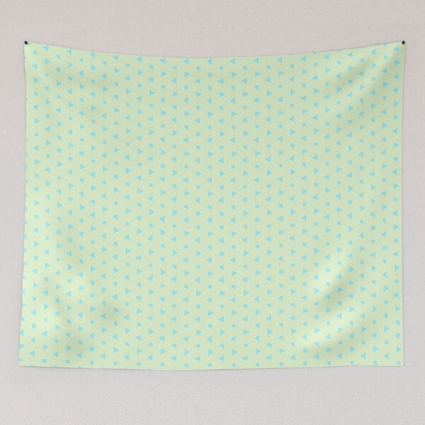 Item preview, Blue Scattered Repeating Triangles Green Textile Icon Framework  designed and sold by Alchemy-A-La-G.