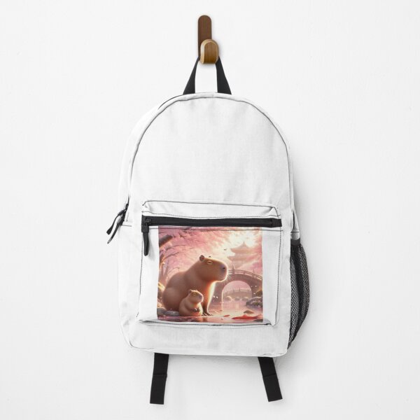 Item preview, Capybara and Cheery Blossom-Series2-5 designed and sold by Capybara Art Lover.