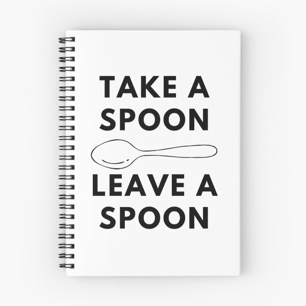Item preview, Take A Spoon Leave A Spoon - Spoon Therapy Humor designed and sold by Melissify.