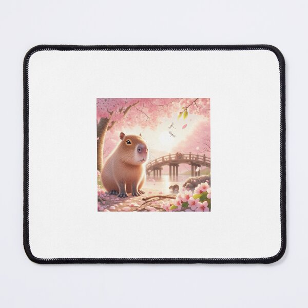 Item preview, Capybara and Cheery Blossom-Series2-6 designed and sold by Capybara Art Lover.