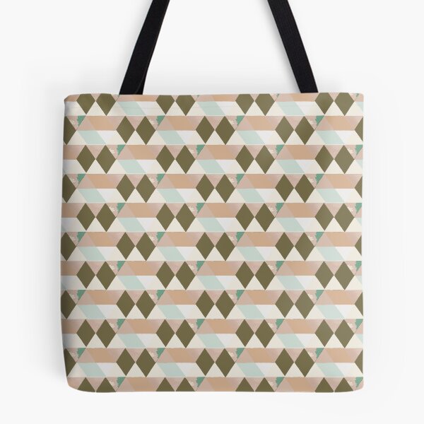 Item preview, Geo Brown Triangles Stripe designed and sold by Ldydesign.