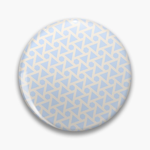Item preview, Blue Scattered Repeating Triangles White Textile Coherent Drafts designed and sold by Alchemy-A-La-G.