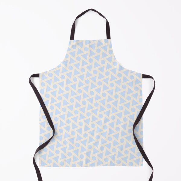 Item preview, Blue Scattered Repeating Triangles White Textile Coherent Drafts designed and sold by Alchemy-A-La-G.