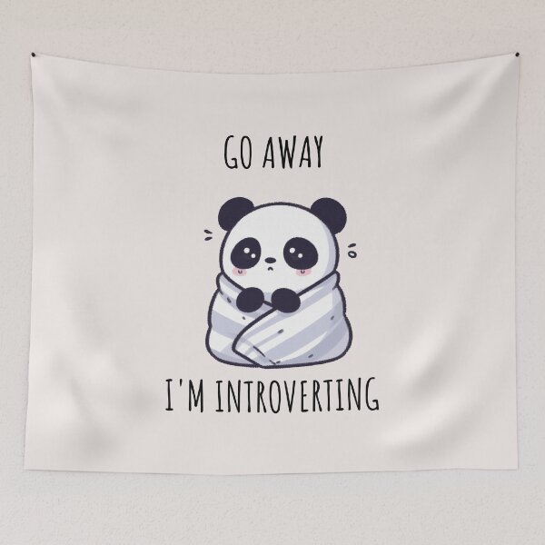 Item preview, Social Anxiety Panda designed and sold by LemuellTrends.
