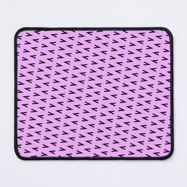 Item preview, Black Scattered Repeating Triangles Pink Textile Coherent Drafts designed and sold by Alchemy-A-La-G.