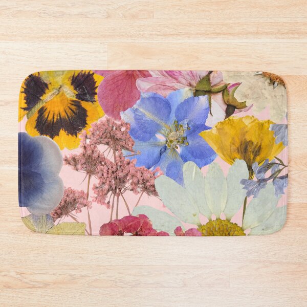Item preview, Pressed Flowers Collage Colourful designed and sold by HeyDaisyShop.
