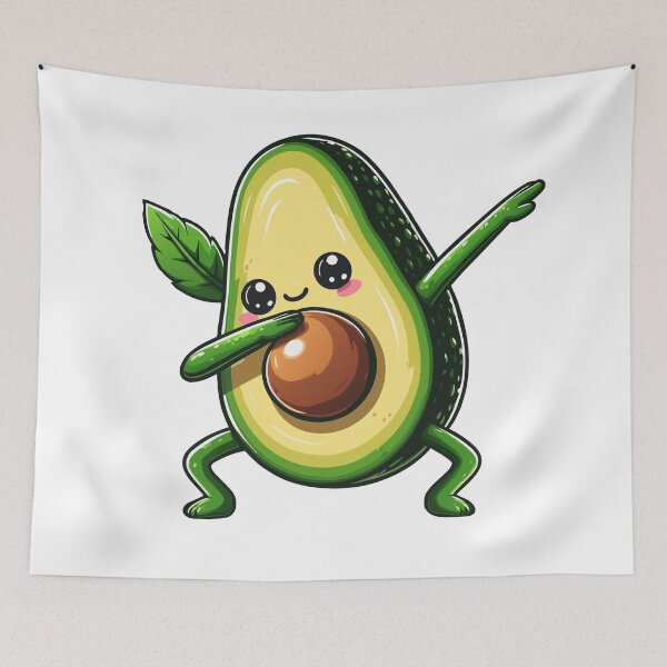Item preview, kawaii Dabbing Avocado designed and sold by Designowner.