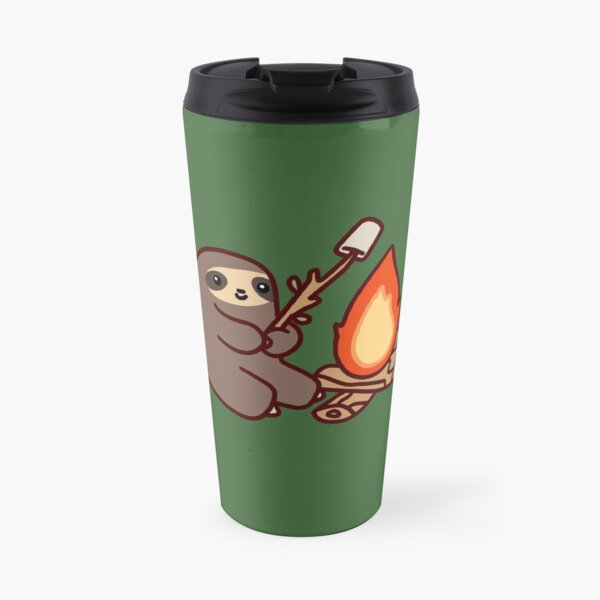 Campfire Sloth Travel Mug