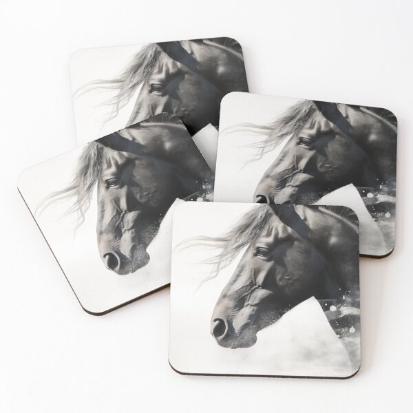 Item preview, Double Exposure side view of a Beautiful Horse  designed and sold by Roxane Bay.
