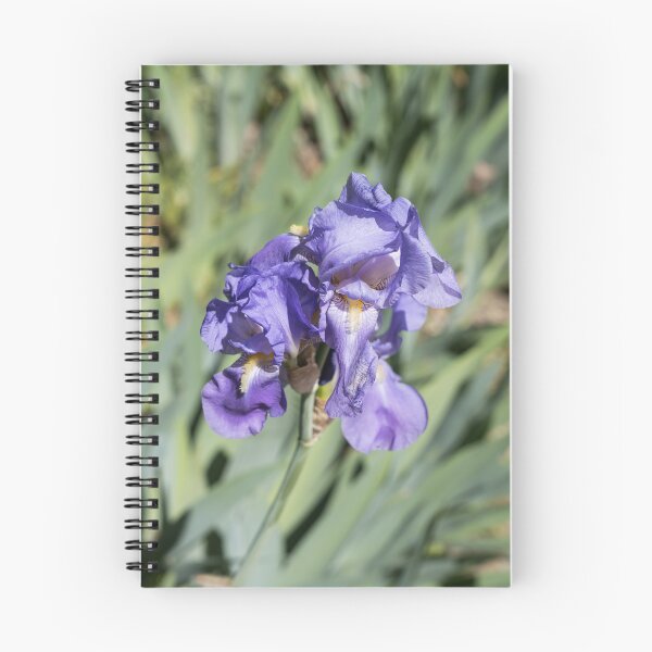 Item preview, German Iris Blooms in Bold Purple Silk designed and sold by Georgia Mizuleva.
