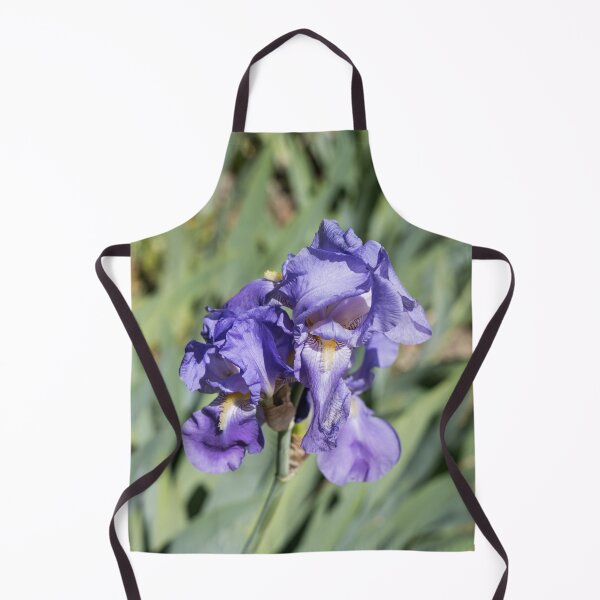 Item preview, German Iris Blooms in Bold Purple Silk designed and sold by Georgia Mizuleva.
