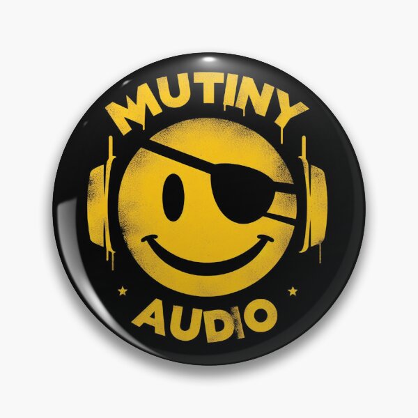 Item preview, Mutiny Audio Grunge Smiley designed and sold by mutinyaudio.
