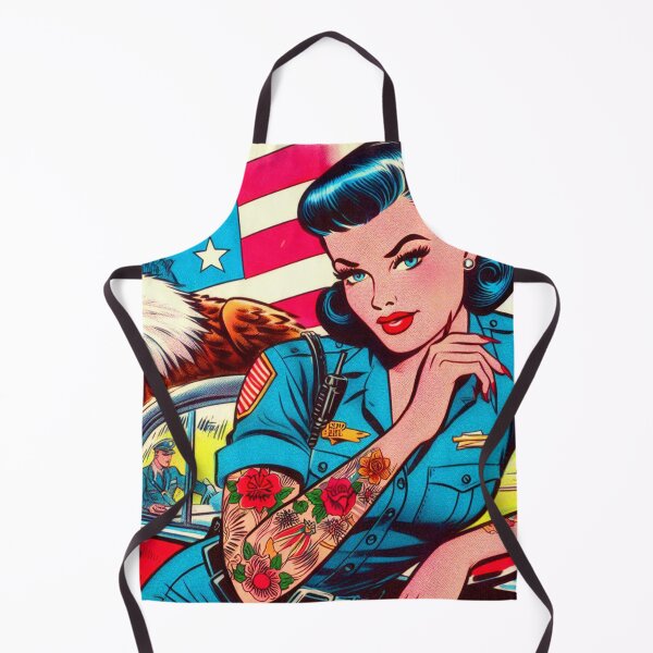 Item preview, chica cómica del tatuaje americano designed and sold by PulpVintage.