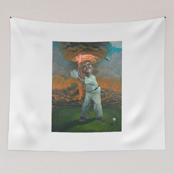Item preview, Golfin' with Donny (donald trump foreign policy) designed and sold by JakesJungle.