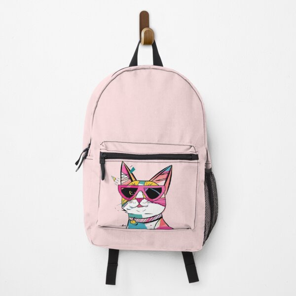 Item preview, Colorful happy cat with sunglasses designed and sold by mando24895.