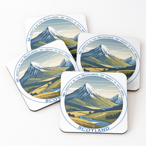 Item preview, Scottish Highlands Design for stickers, t-shirts and mugs designed and sold by Aux Arc.