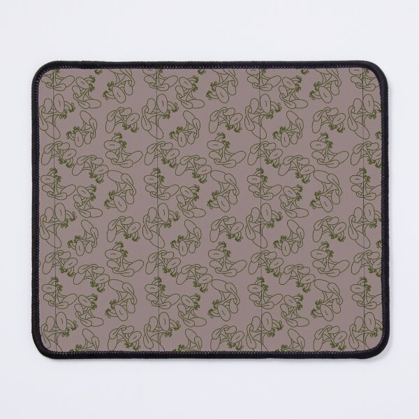 Item preview, Mushroom Mash Classic Evergreen on Plum designed and sold by DanielleFishIll.