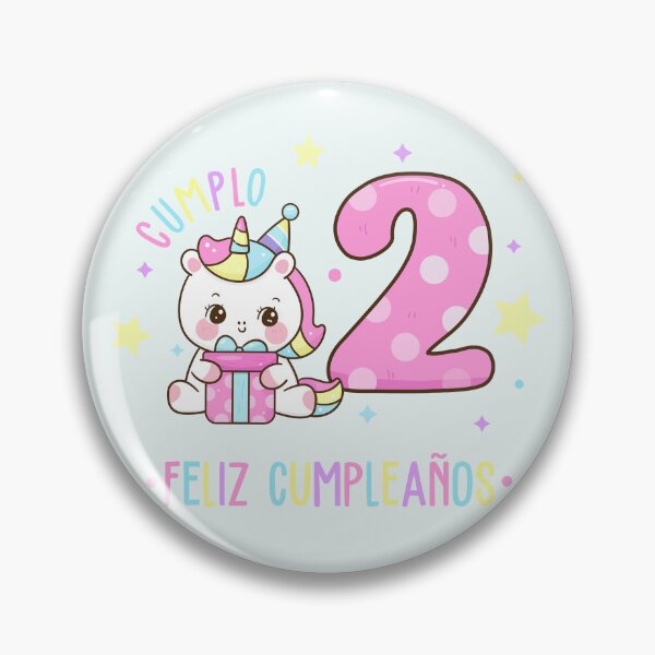 Item preview, Two years shining with our birthday unicorn! designed and sold by amahechoamano.