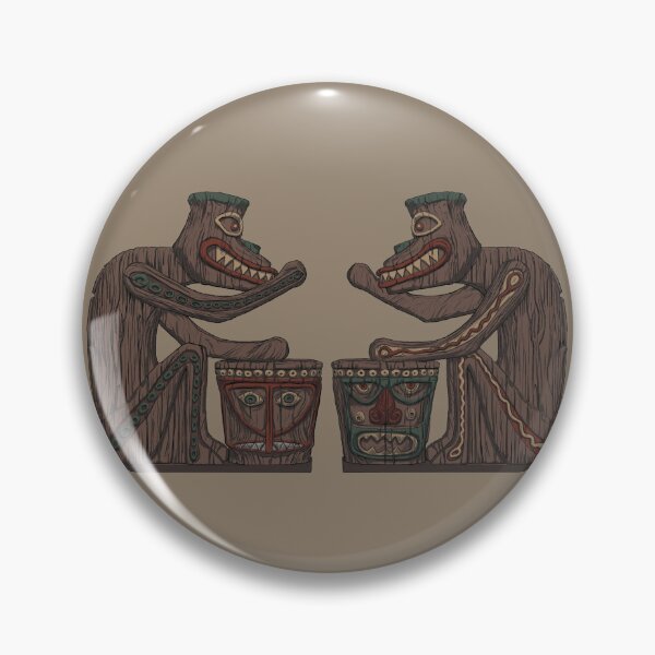 Item preview, Enchanted Tiki Monkey Drummers designed and sold by AVconceptdesign.