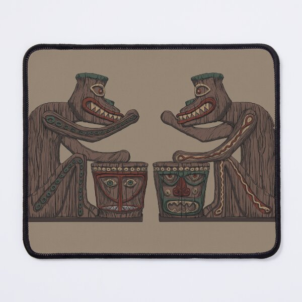 Item preview, Enchanted Tiki Monkey Drummers designed and sold by AVconceptdesign.