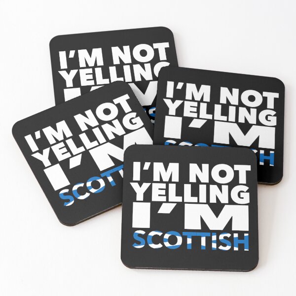 Item preview, Scottish present - i'm not yelling, i'm Scottish - Scottish gifts - Scottish flag - Scottish Gift - Scottish Decor - Scotland designed and sold by babaorum.