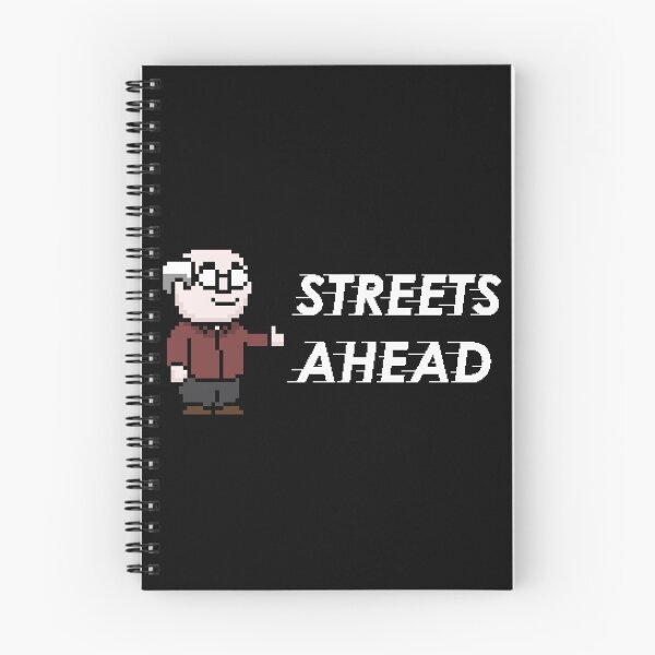 Item preview, Streets Ahead with Pixel Pierce - White Text designed and sold by TalosDesigns.