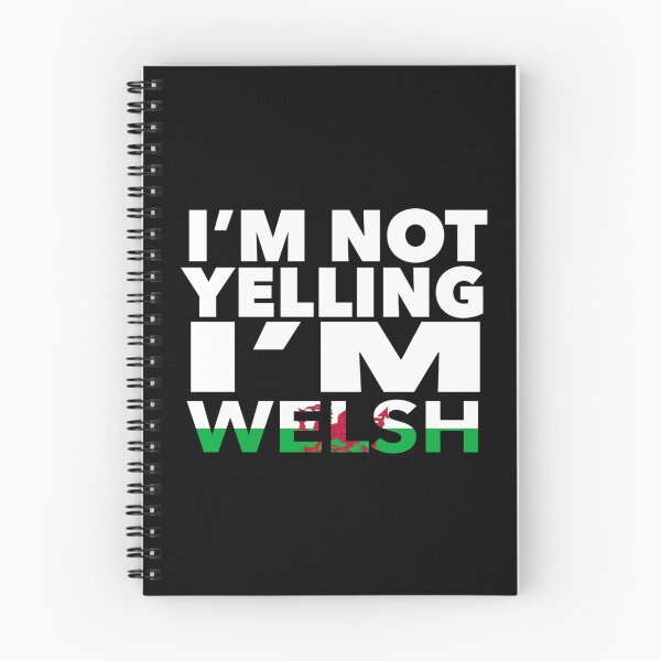Item preview, Welsh present - i'm not yelling, i'm Welsh - Welsh gifts - Welsh flag - Welsh Gift - Welsh Decor - Wales designed and sold by babaorum.