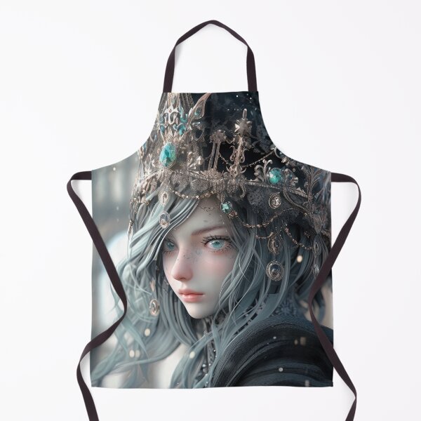 Item preview, Ethereal Frosty Wisp Anime Girl designed and sold by bubblegoth.