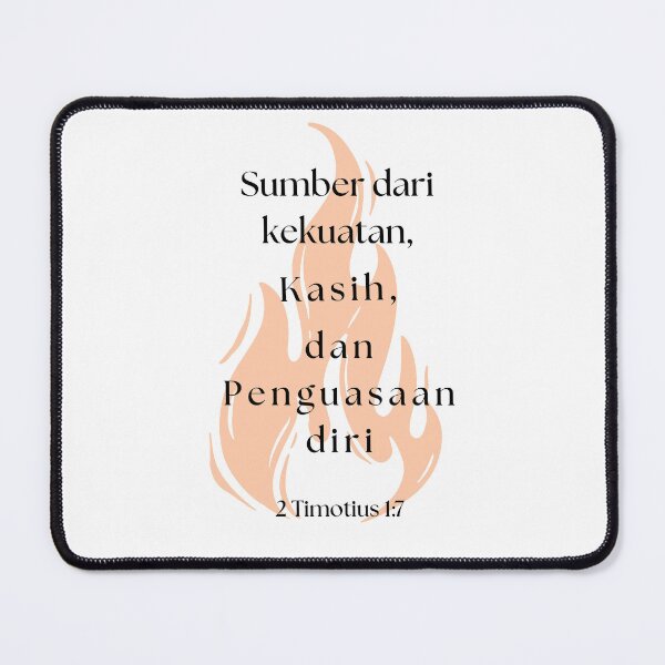 Item preview, Power, Love, And Self Control Bahasa Indonesia Bible Verse designed and sold by aswa1n.