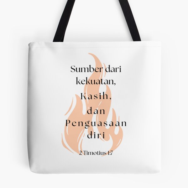 Item preview, Power, Love, And Self Control Bahasa Indonesia Bible Verse designed and sold by aswa1n.