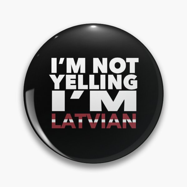 Item preview, Latvian present - i'm not yelling, i'm Latvian - Latvian gifts - Latvian flag - Latvian Gift - Latvian Decor - Latvia designed and sold by babaorum.