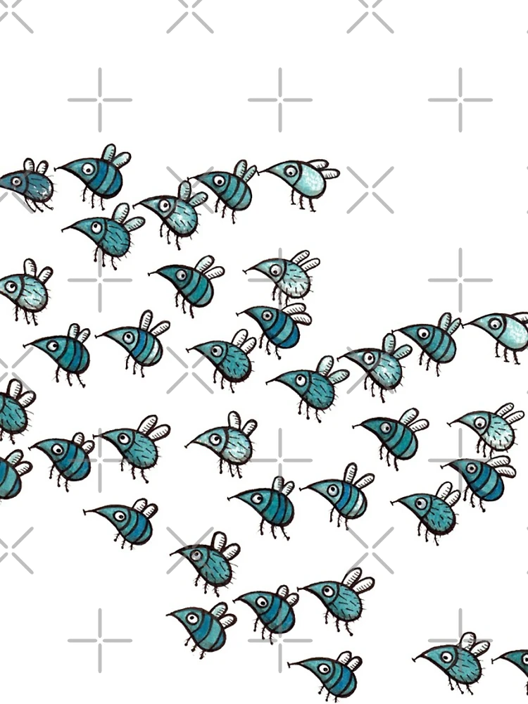 Thumbnail 4 of 4, iPhone Case, Insect Swarm - Insect Pattern - Pattern - Fly designed and sold by JunieMond.
