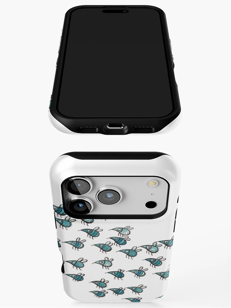Thumbnail 3 of 4, iPhone Case, Insect Swarm - Insect Pattern - Pattern - Fly designed and sold by JunieMond.