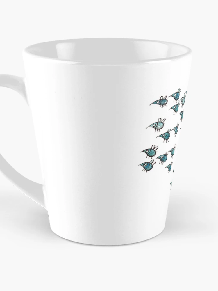 Thumbnail 3 of 4, Coffee Mug, Insect Swarm - Insect Pattern - Pattern - Fly designed and sold by JunieMond.